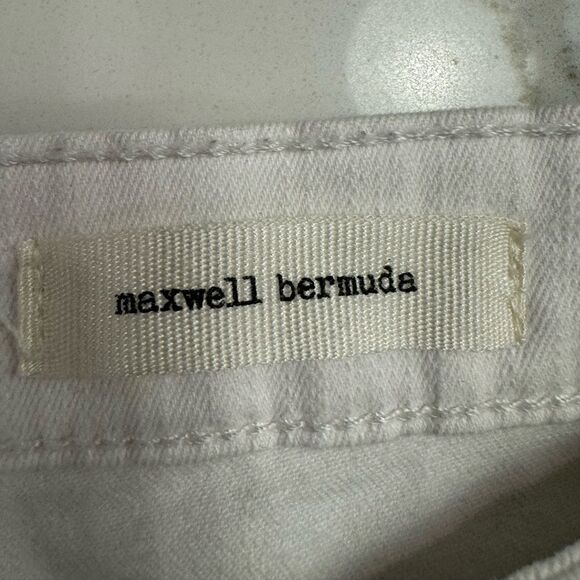 Jessica Simpson Bermuda denim jeans white shorts size 31 - Picture 3 of 5